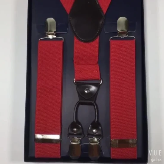 Colorful Polyester Men′ S Suspender Men′ S Accessories