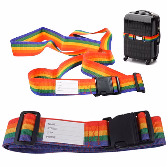 Luggage Strap, Very Long Cross Luggage Straps Suitcase Belts Travel Accessories